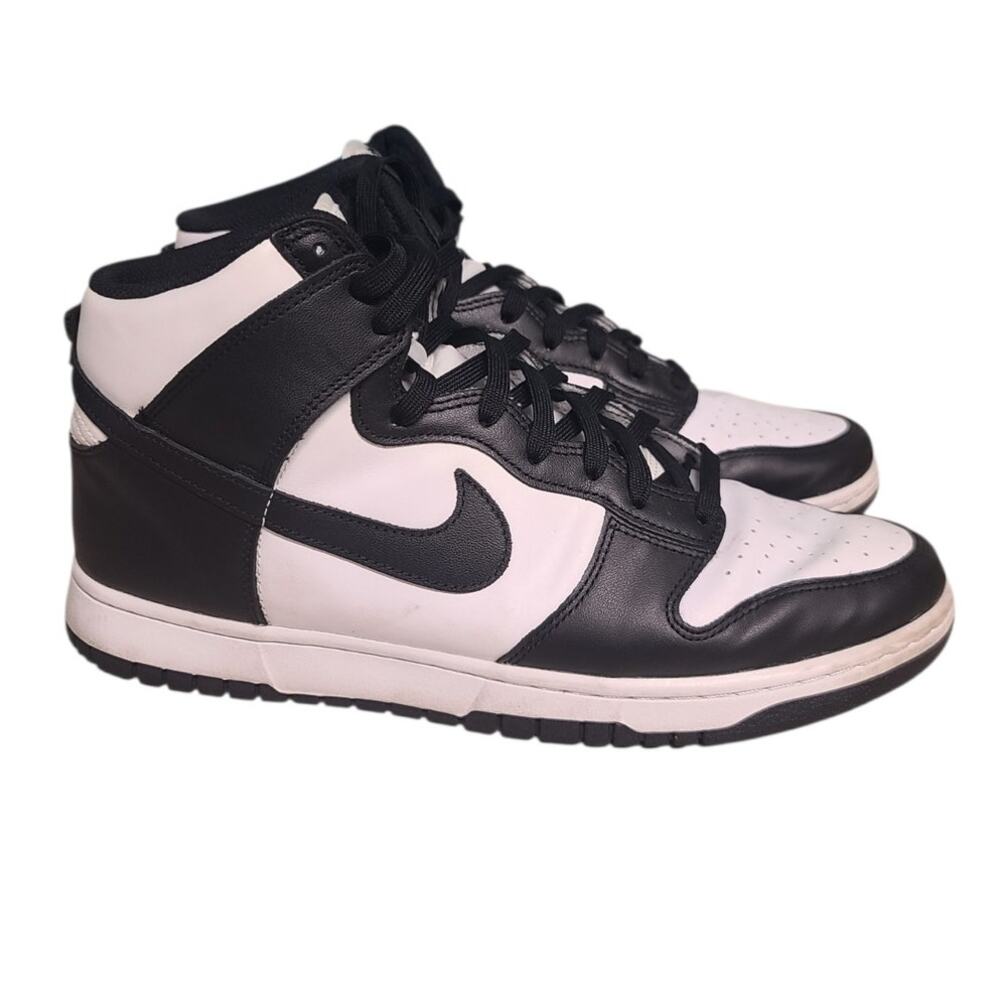Nike Dunk High Panda Black White Size 12M DD1399-105